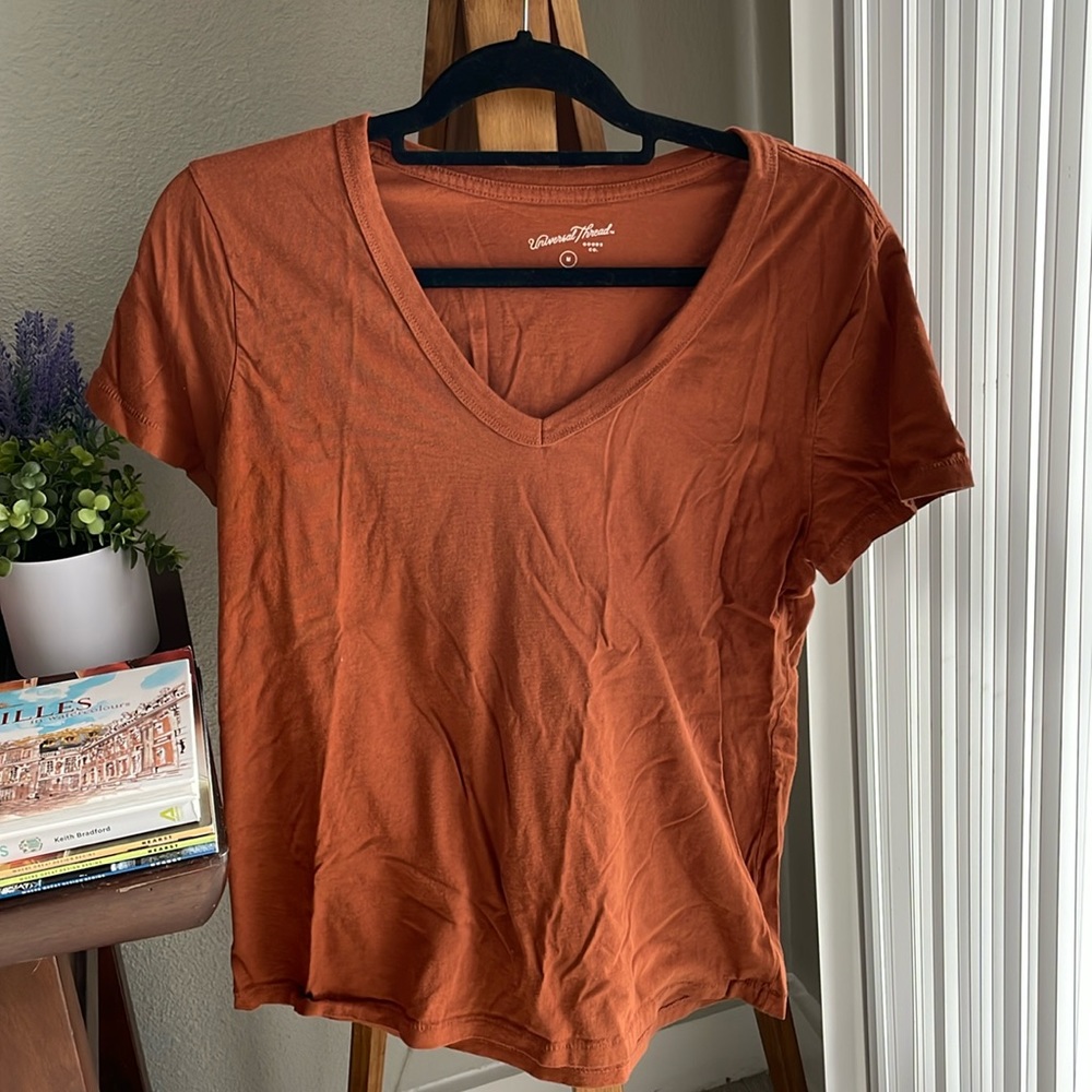 Universal Thread Basic Burnt Orange  T-shirt